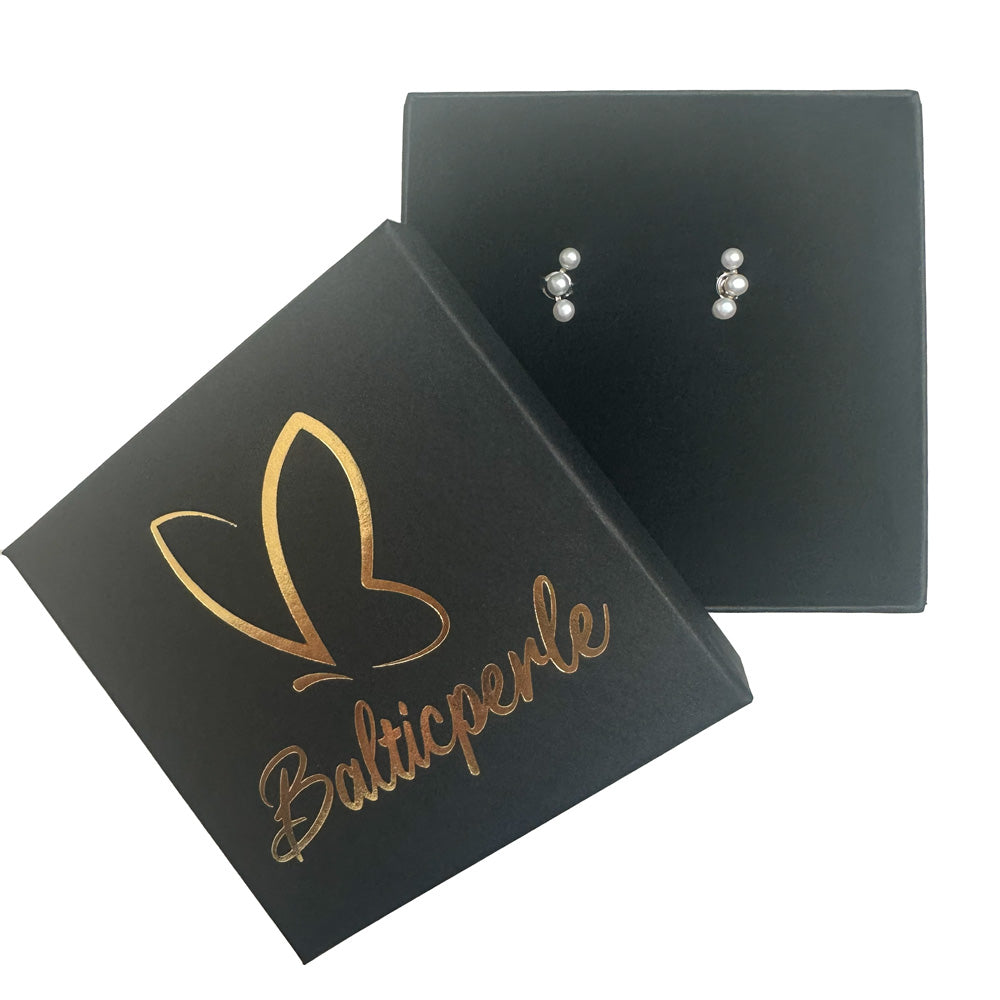 Perlen Ohrstecker 925 Silber Laboe