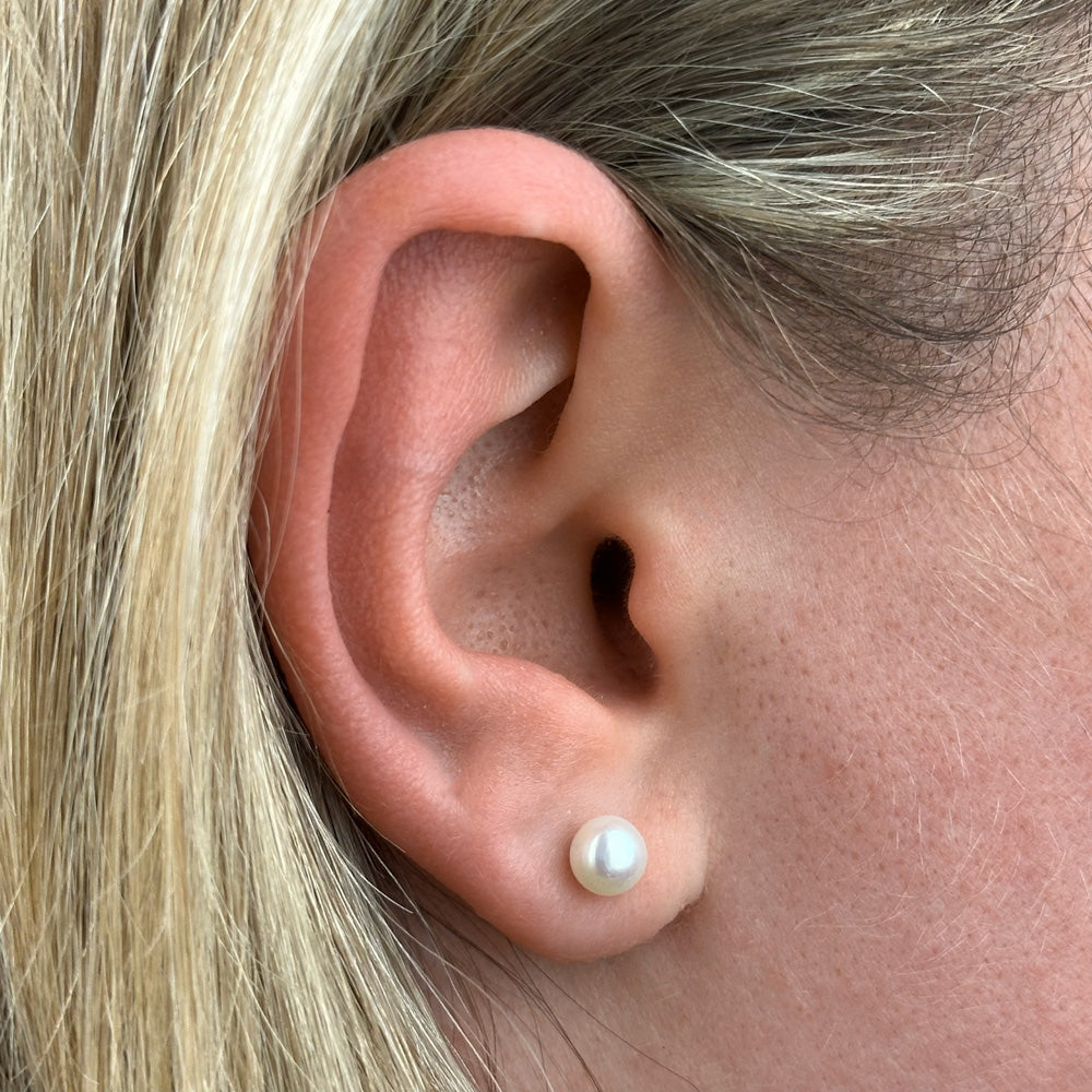 Perlen Ohrstecker 925 Silber Neringa